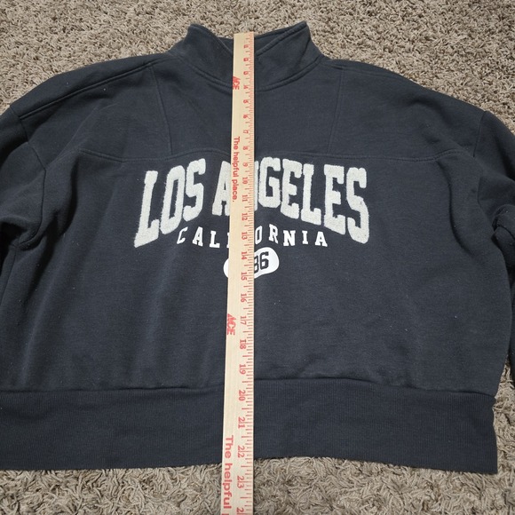 Areopostale Destination Quarter-Zip Sweatshirt‎ Size XL - Picture 3 of 6